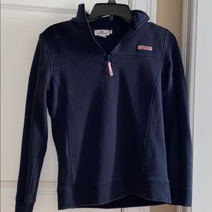 Vineyard Vines navy quarter zip